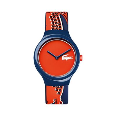 Unisex orange and navy 'Goa' watch 2020113